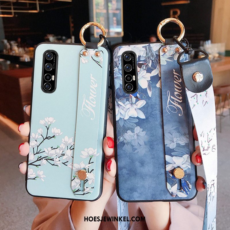 Oppo Reno 3 Pro Hoesje Bescherming Siliconen Hanger, Oppo Reno 3 Pro Hoesje Mini Trendy Merk