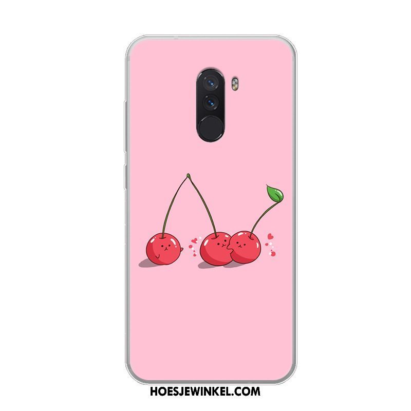 Pocophone F1 Hoesje Bescherming Mini Zacht, Pocophone F1 Hoesje Mobiele Telefoon Hoes Beige