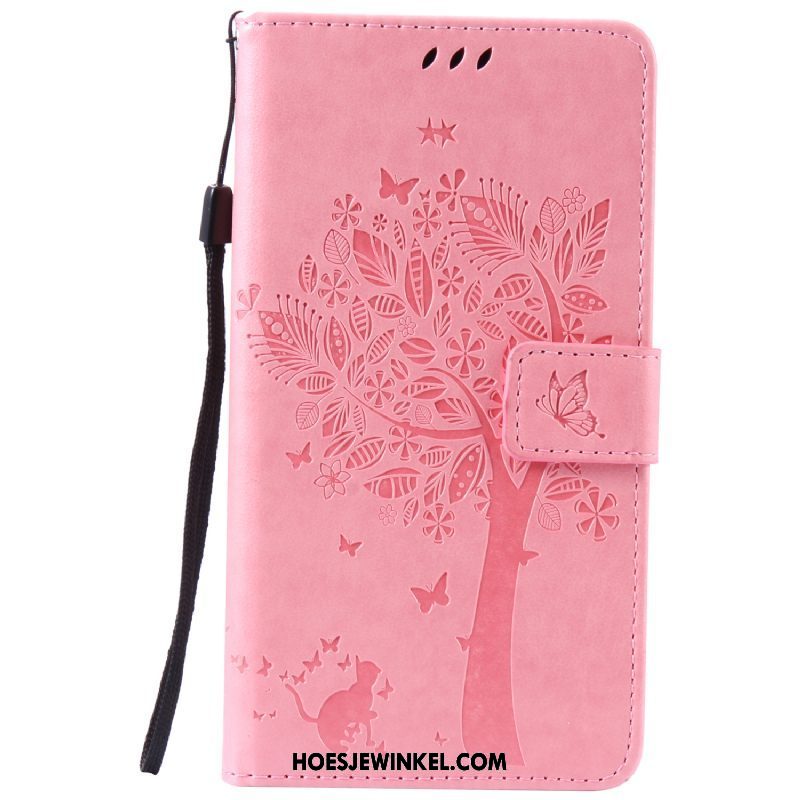 Pocophone F1 Hoesje Hoes Folio Mobiele Telefoon, Pocophone F1 Hoesje Anti-fall Roze