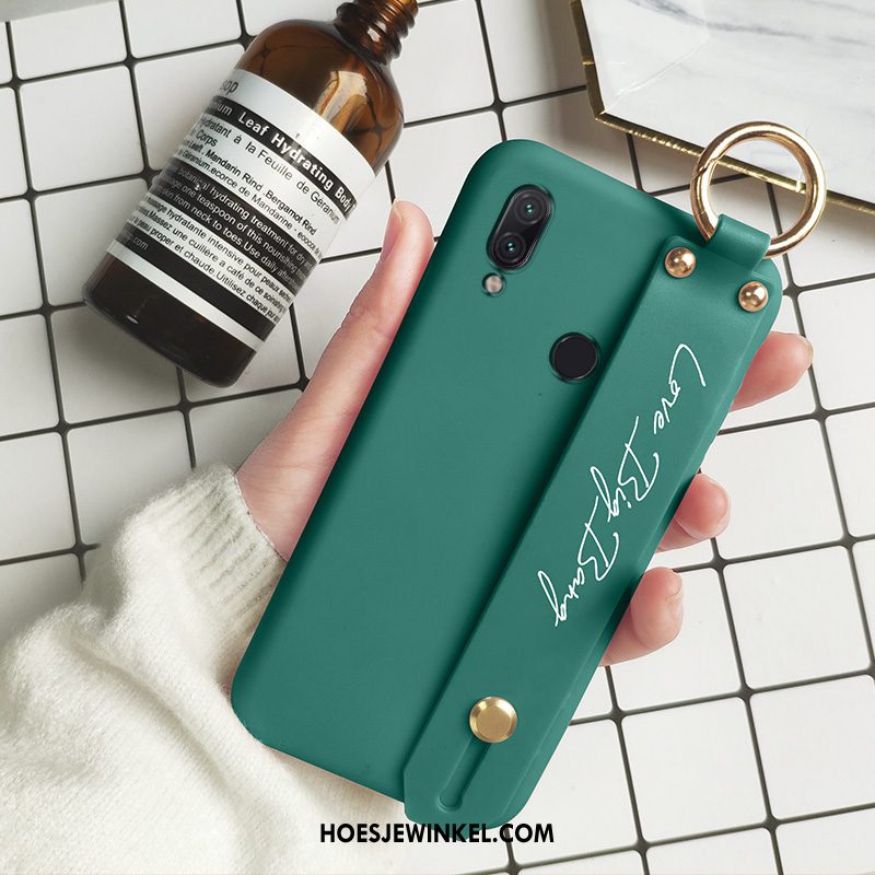 Redmi 7 Hoesje Eenvoudige Lovers Groen, Redmi 7 Hoesje Mini Hoes Beige