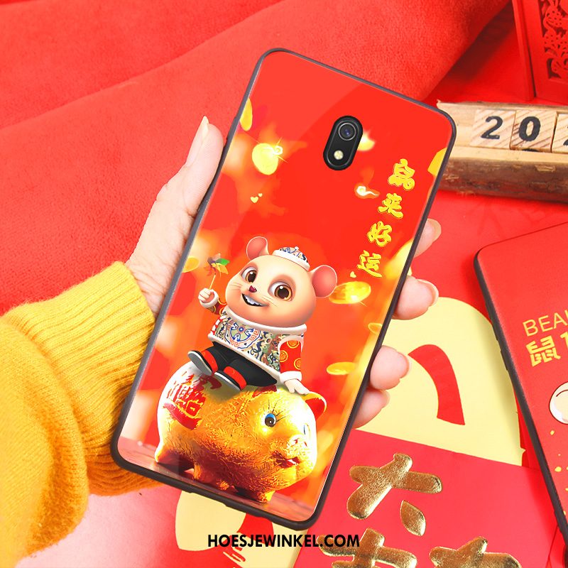 Redmi 8a Hoesje All Inclusive Tempereren Mini, Redmi 8a Hoesje Bescherming Nieuw Beige