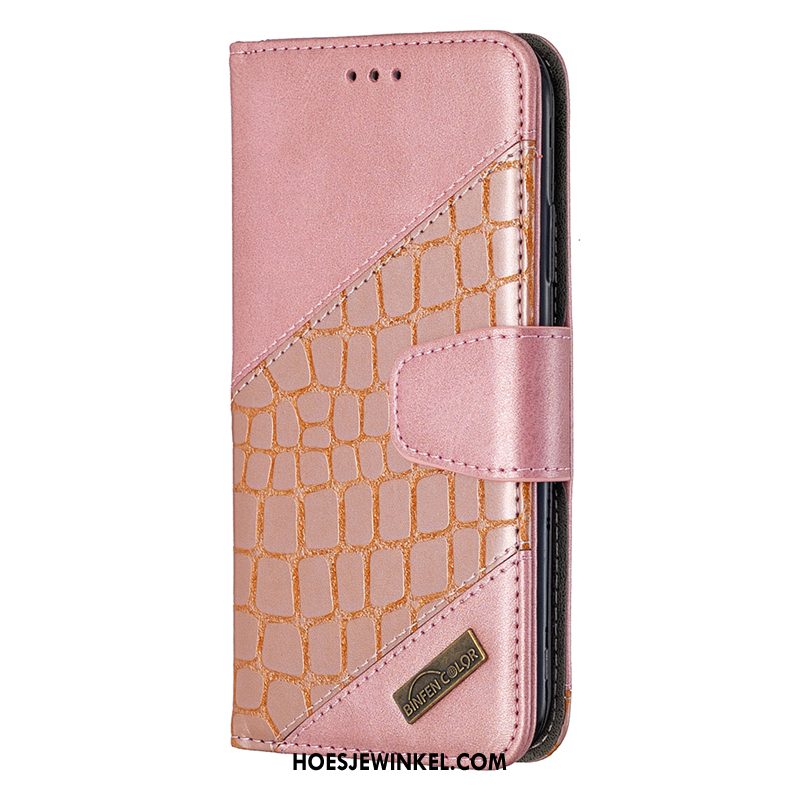 Redmi 9 Hoesje Folio Mobiele Telefoon Nieuw, Redmi 9 Hoesje Roze All Inclusive Beige