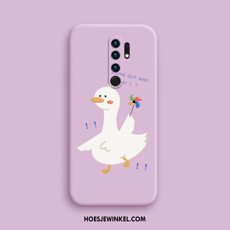 Redmi 9 Hoesje Mooie Rood Trend, Redmi 9 Hoesje All Inclusive Roze Beige