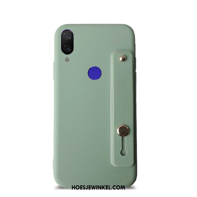 Redmi Note 7 Hoesje Anti-fall Ring Zacht, Redmi Note 7 Hoesje Mobiele Telefoon Groen Beige