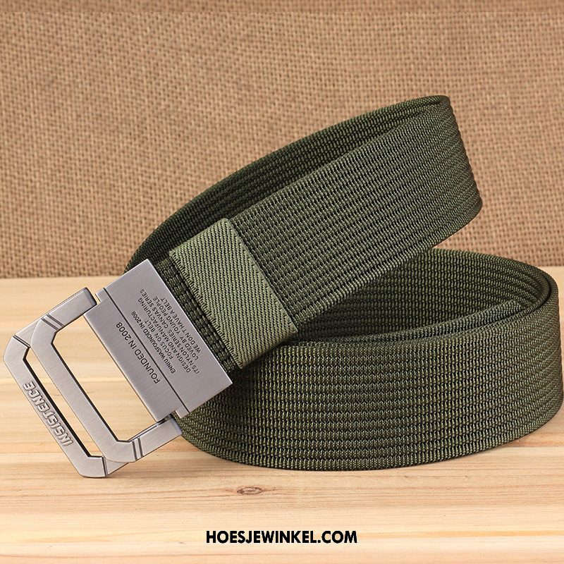 Riemen Heren Riem Groen Nylon, Riemen Alle Wedstrijden Casual