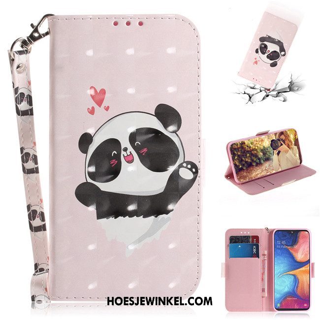 Samsung Galaxy A20e Hoesje Clamshell Mobiele Telefoon Hoes, Samsung Galaxy A20e Hoesje Bescherming Spotprent