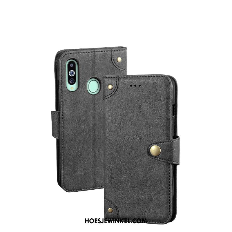 Samsung Galaxy A20s Hoesje Folio Leren Etui Mobiele Telefoon, Samsung Galaxy A20s Hoesje Ster Portemonnee