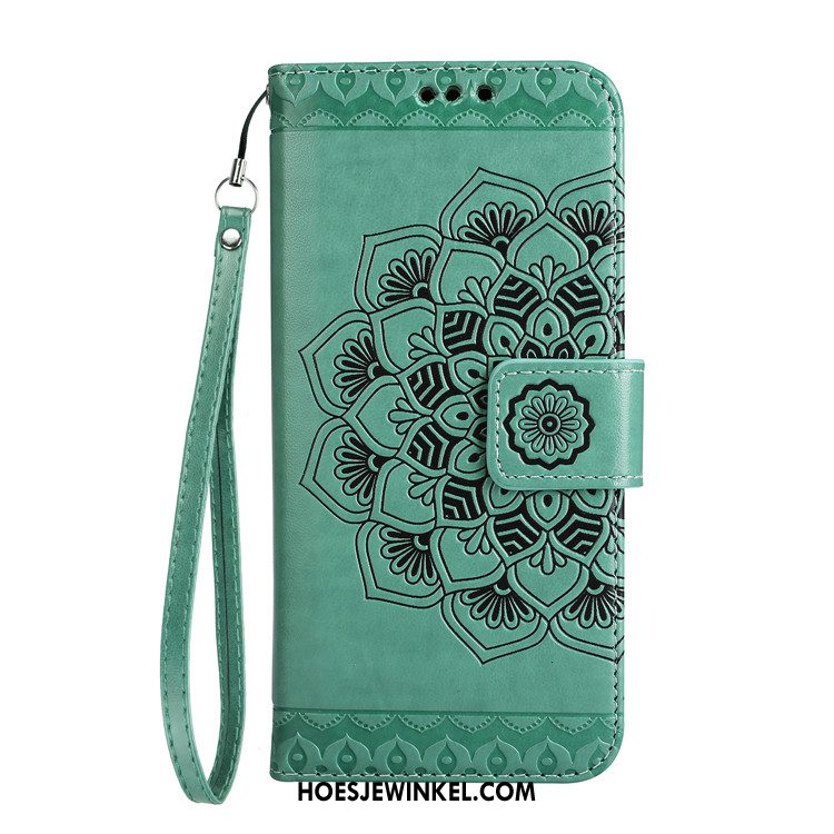 Samsung Galaxy A3 2017 Hoesje Groen Bescherming Mobiele Telefoon, Samsung Galaxy A3 2017 Hoesje Clamshell Anti-fall