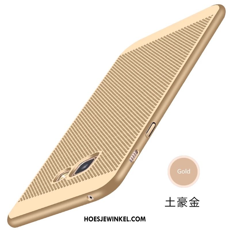 Samsung Galaxy A3 2017 Hoesje Het Uitstralen Bescherming Goud, Samsung Galaxy A3 2017 Hoesje Mesh Mobiele Telefoon