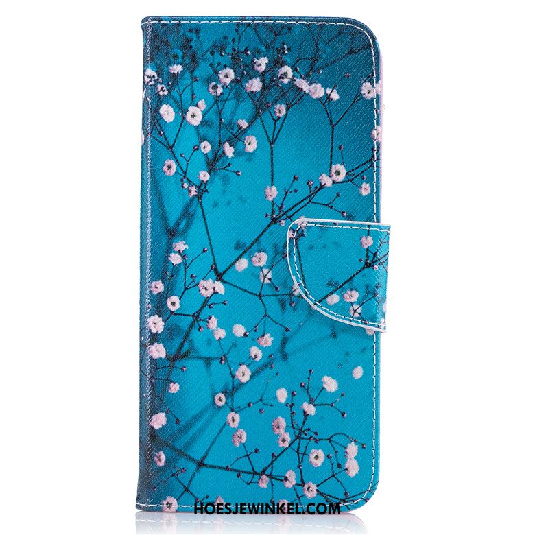 Samsung Galaxy A41 Hoesje Leren Etui Spotprent Scheppend, Samsung Galaxy A41 Hoesje Folio Anti-fall