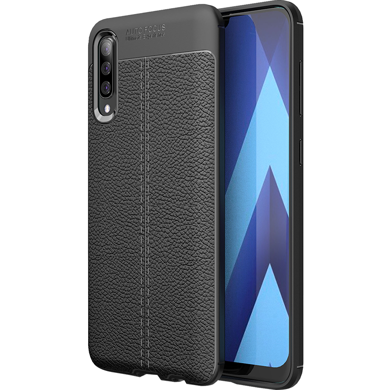 Samsung Galaxy A50 Hoesje Scheppend Bedrijf Zacht, Samsung Galaxy A50 Hoesje Ster Zwart