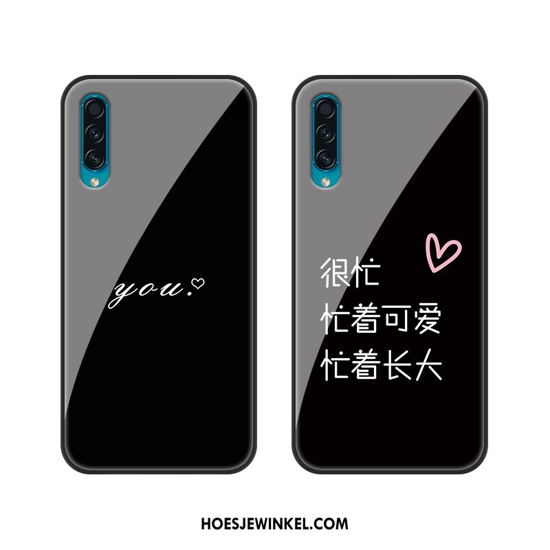 Samsung Galaxy A50s Hoesje Lovers Siliconen Hoes, Samsung Galaxy A50s Hoesje Zacht Glas