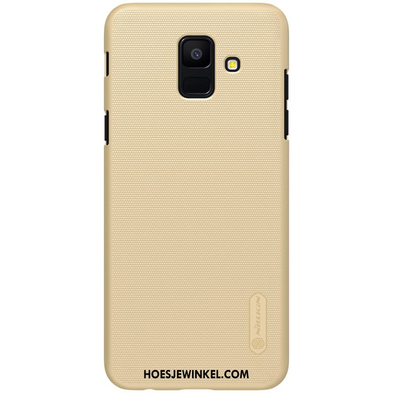 Samsung Galaxy A6 Hoesje Goud Bescherming Hoes, Samsung Galaxy A6 Hoesje Anti-fall Mobiele Telefoon