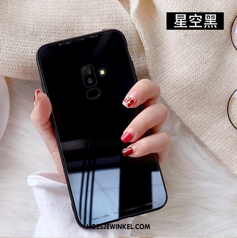 Samsung Galaxy A6+ Hoesje Mobiele Telefoon Zuiver Glas, Samsung Galaxy A6+ Hoesje Ster Bescherming