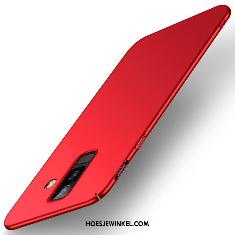 Samsung Galaxy A6+ Hoesje Rood All Inclusive Hoes, Samsung Galaxy A6+ Hoesje Anti-fall Bescherming