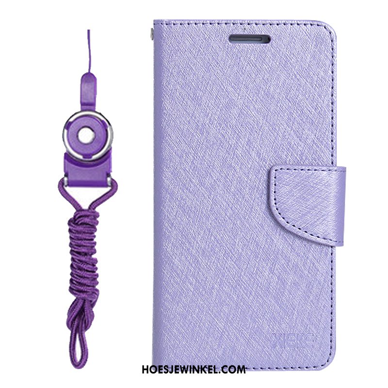 Samsung Galaxy A7 2018 Hoesje All Inclusive Bescherming Hoes, Samsung Galaxy A7 2018 Hoesje Mobiele Telefoon Purper