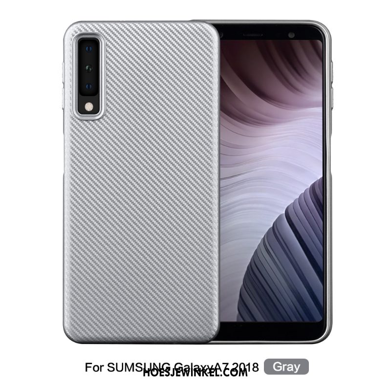 Samsung Galaxy A7 2018 Hoesje Fiber Mobiele Telefoon Patroon, Samsung Galaxy A7 2018 Hoesje All Inclusive Ster