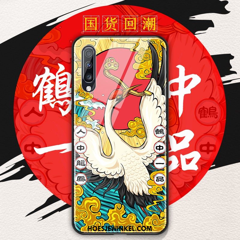 Samsung Galaxy A70 Hoesje Chinese Stijl Scheppend Original, Samsung Galaxy A70 Hoesje Glas Trend