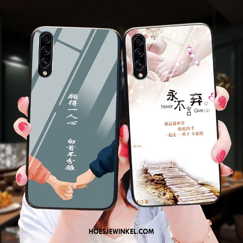 Samsung Galaxy A70s Hoesje Ster Hoes Bescherming, Samsung Galaxy A70s Hoesje Glas Anti-fall