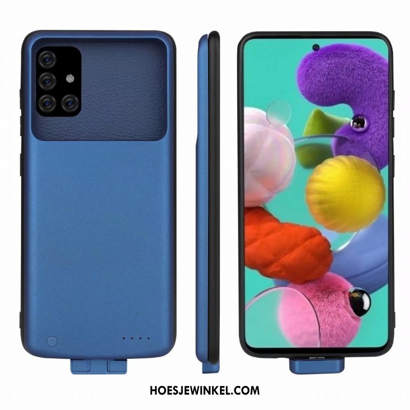 Samsung Galaxy A71 Hoesje Ster Mobiele Telefoon Blauw, Samsung Galaxy A71 Hoesje