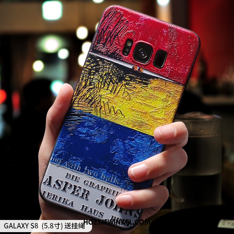Samsung Galaxy A8 Hoesje Kleur Siliconen Dun, Samsung Galaxy A8 Hoesje All Inclusive Mobiele Telefoon