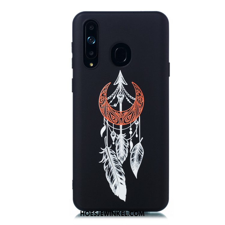 Samsung Galaxy A8s Hoesje Schrobben Dun Hoes, Samsung Galaxy A8s Hoesje Hanger Zacht