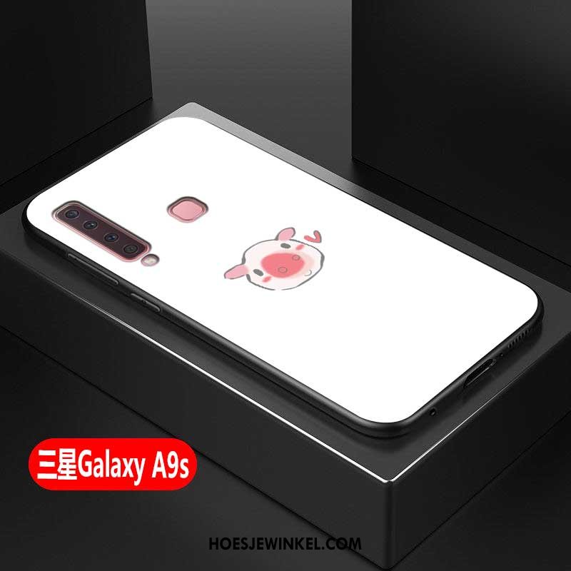 Samsung Galaxy A9 2018 Hoesje All Inclusive Glas Persoonlijk, Samsung Galaxy A9 2018 Hoesje Net Red Ster