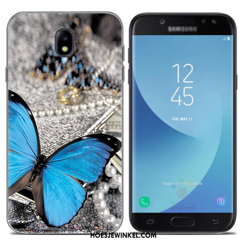 Samsung Galaxy J5 2017 Hoesje Mobiele Telefoon Blauw Ster, Samsung Galaxy J5 2017 Hoesje Nieuw All Inclusive
