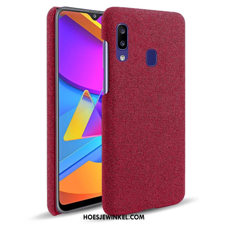 Samsung Galaxy M20 Hoesje Bescherming Ster Hoes, Samsung Galaxy M20 Hoesje Rood Mobiele Telefoon