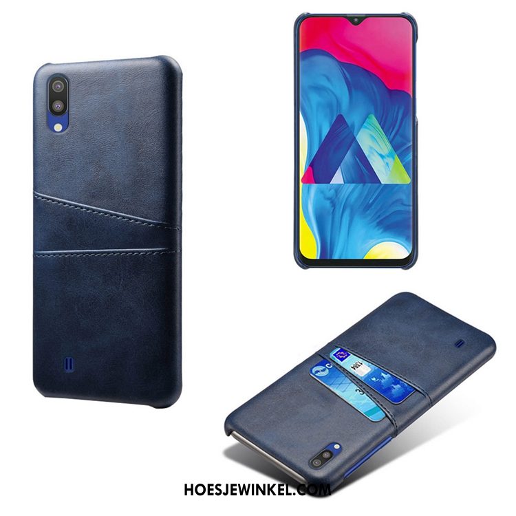 Samsung Galaxy M20 Hoesje Hoes Patroon Leer, Samsung Galaxy M20 Hoesje Ster Kaart