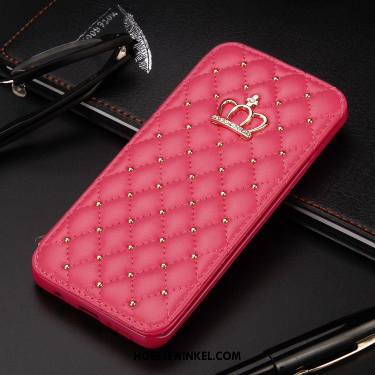 Samsung Galaxy Note 10 Hoesje Hoes Met Strass Folio, Samsung Galaxy Note 10 Hoesje Rood Mobiele Telefoon