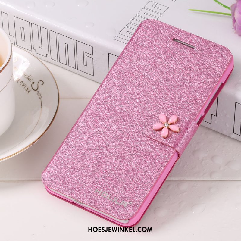 Samsung Galaxy Note 4 Hoesje Folio Hoes Bescherming, Samsung Galaxy Note 4 Hoesje Ster Rood