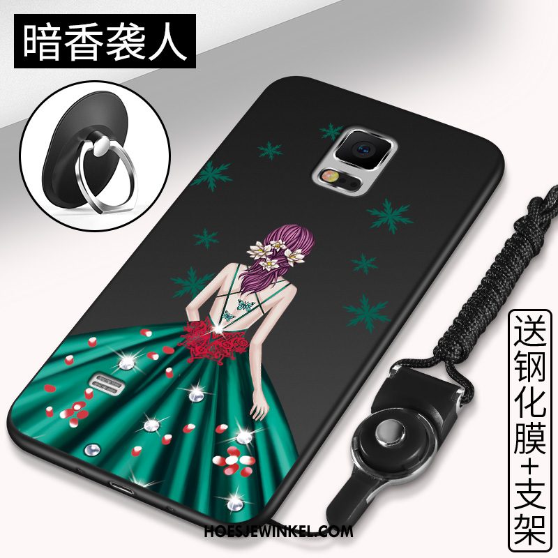 Samsung Galaxy Note 4 Hoesje Hanger Anti-fall Mobiele Telefoon, Samsung Galaxy Note 4 Hoesje Ster Siliconen