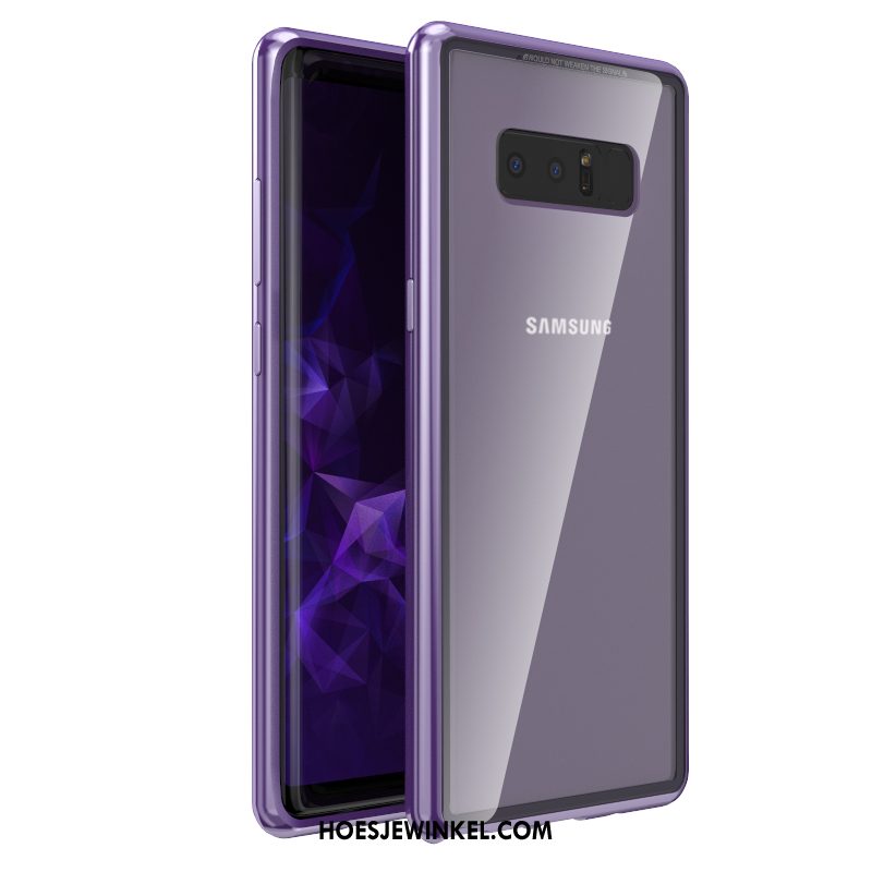 Samsung Galaxy Note 8 Hoesje All Inclusive Ster Trendy Merk, Samsung Galaxy Note 8 Hoesje Achterklep Persoonlijk