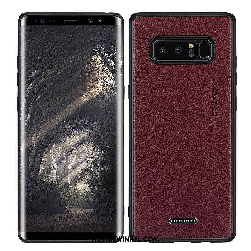 Samsung Galaxy Note 8 Hoesje Siliconen Zacht Bescherming, Samsung Galaxy Note 8 Hoesje Ster Anti-fall Braun