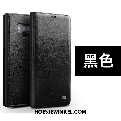 Samsung Galaxy Note 9 Hoesje Anti-fall Persoonlijk Ster, Samsung Galaxy Note 9 Hoesje Echt Leer Trend