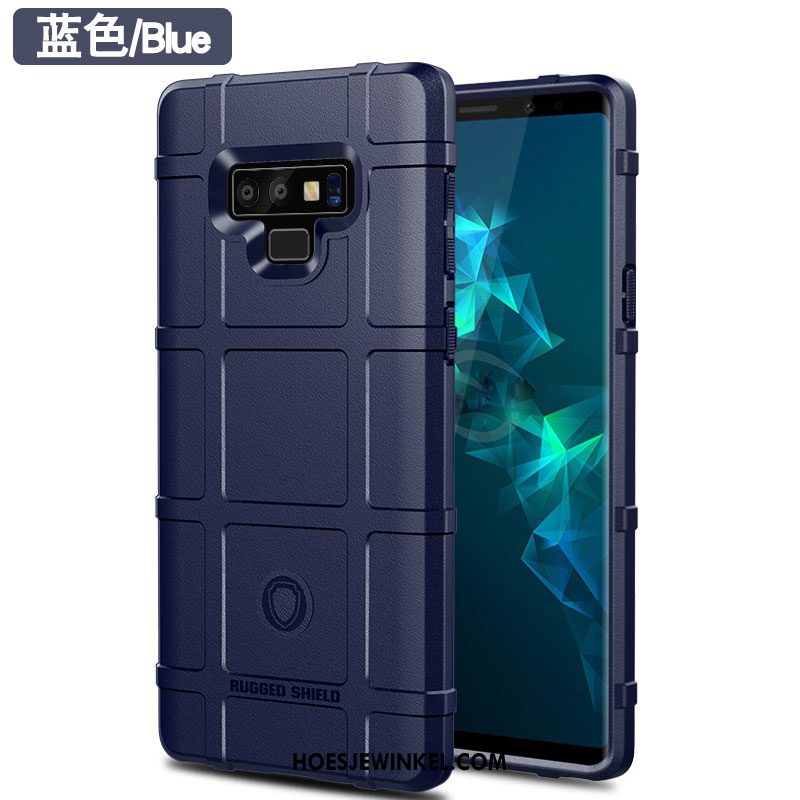 Samsung Galaxy Note 9 Hoesje Bescherming Anti-fall Siliconen, Samsung Galaxy Note 9 Hoesje Blauw Mobiele Telefoon