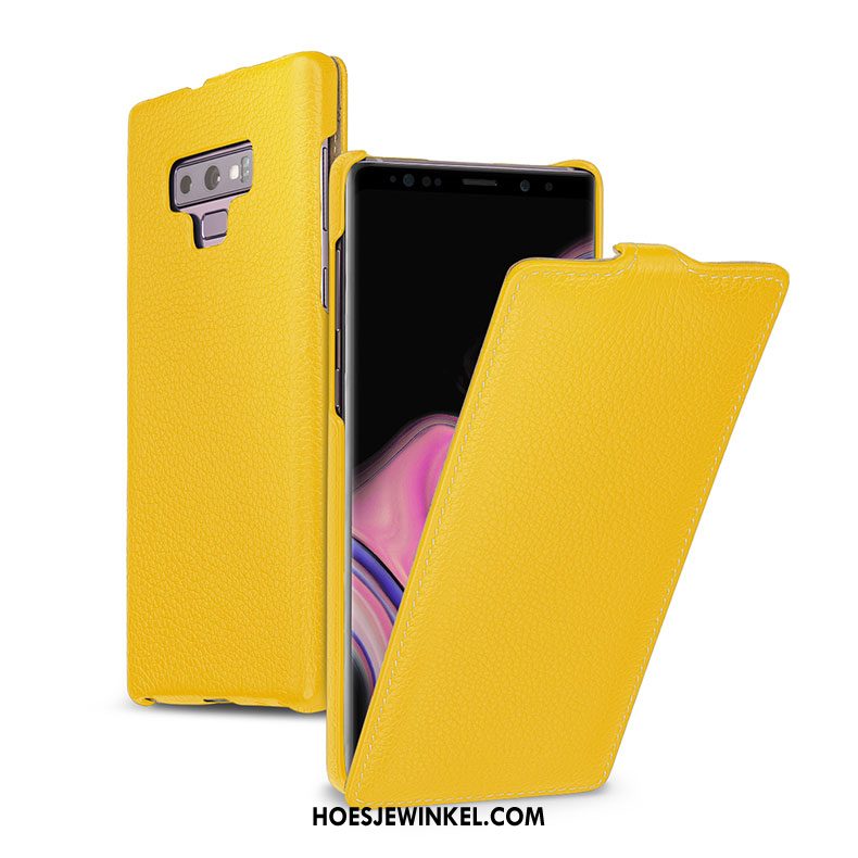 Samsung Galaxy Note 9 Hoesje Hoes Anti-fall Geel, Samsung Galaxy Note 9 Hoesje Bescherming Ster