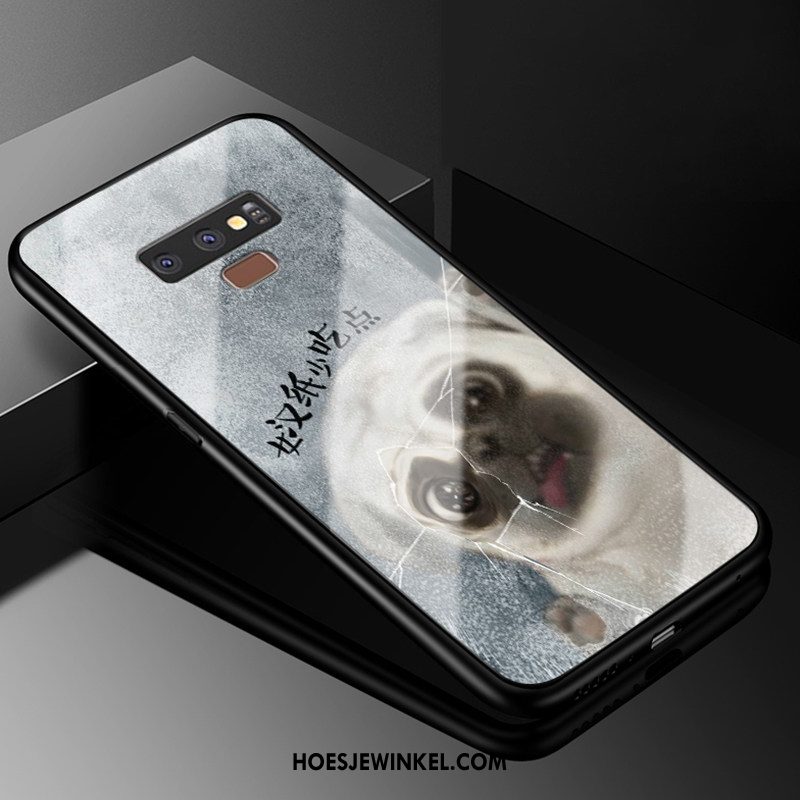 Samsung Galaxy Note 9 Hoesje Spotprent Glas Wind, Samsung Galaxy Note 9 Hoesje Ster Scheppend