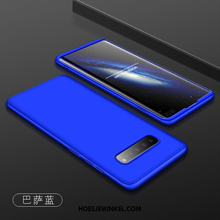 Samsung Galaxy S10 5g Hoesje All Inclusive Anti-fall Ster, Samsung Galaxy S10 5g Hoesje Mobiele Telefoon Blauw
