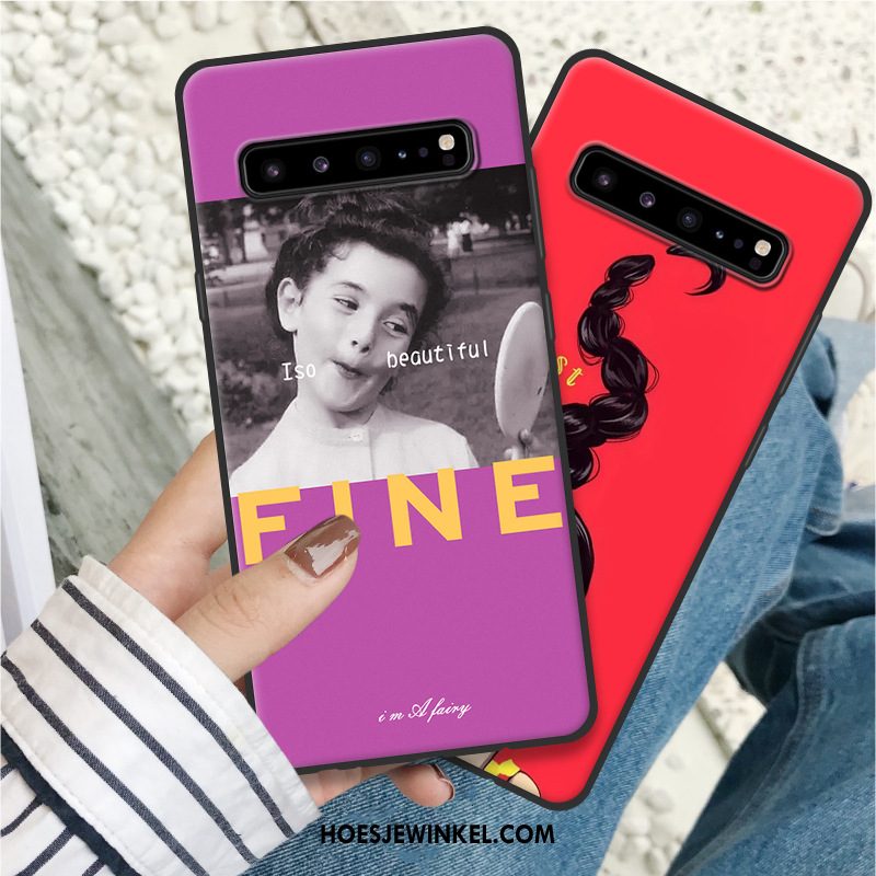 Samsung Galaxy S10 5g Hoesje Spotprent Mobiele Telefoon Bescherming, Samsung Galaxy S10 5g Hoesje Trendy Merk Ster