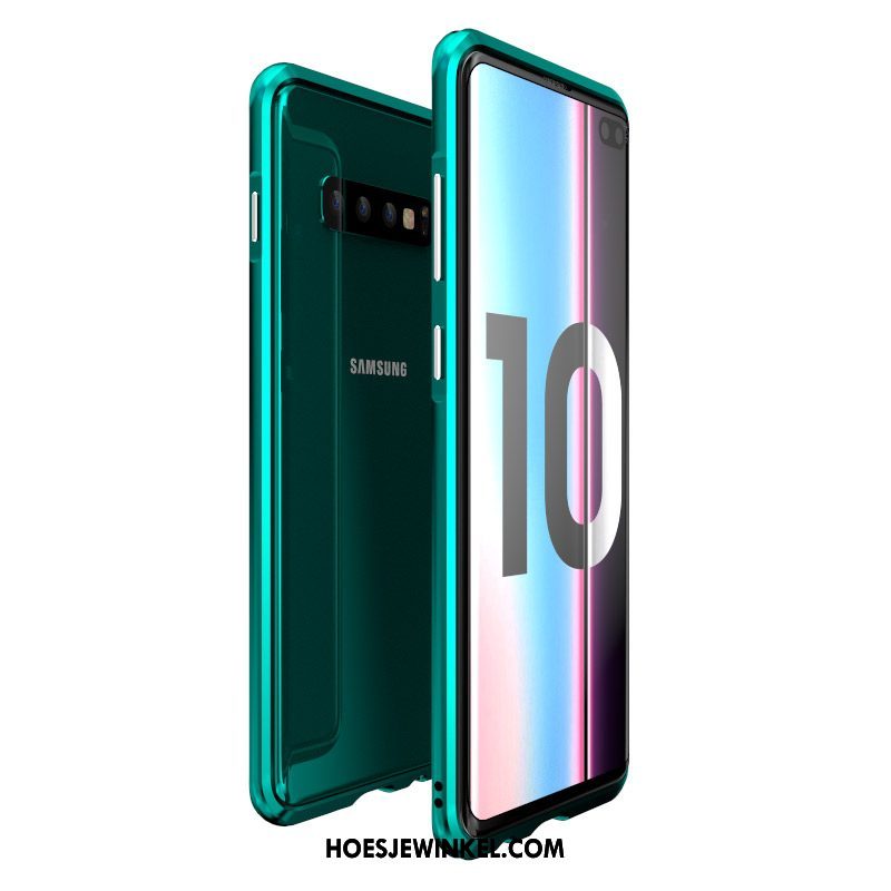 Samsung Galaxy S10+ Hoesje Doorzichtig Mode All Inclusive, Samsung Galaxy S10+ Hoesje Net Red Bescherming