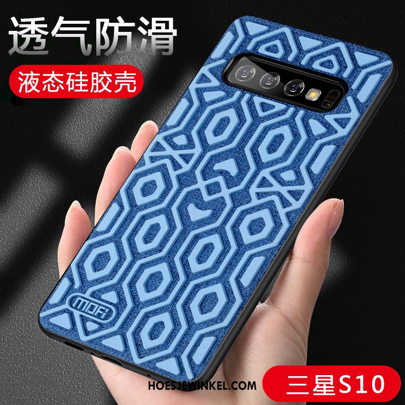 Samsung Galaxy S10 Hoesje High End Siliconen Antislip, Samsung Galaxy S10 Hoesje Anti-fall Ster