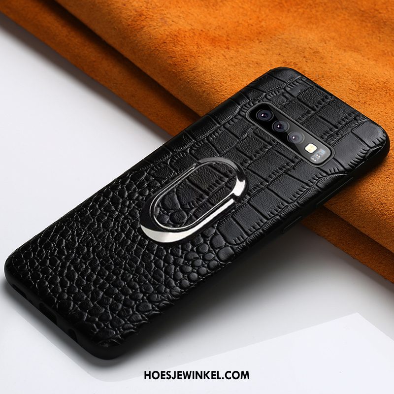 Samsung Galaxy S10 Hoesje Kwaliteit Ondersteuning Magnetisch, Samsung Galaxy S10 Hoesje Zwart Mobiele Telefoon