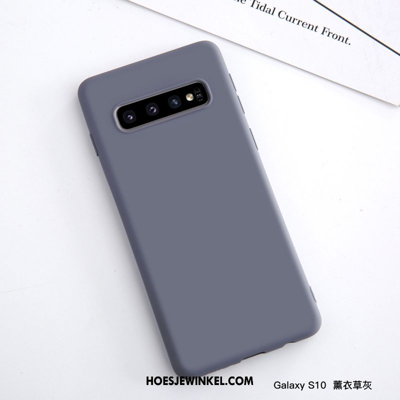 Samsung Galaxy S10 Hoesje Lichte En Dun Schrobben Trend, Samsung Galaxy S10 Hoesje Mobiele Telefoon Siliconen