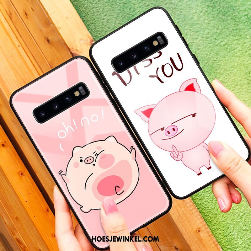 Samsung Galaxy S10+ Hoesje Siliconen Bescherming Hoes, Samsung Galaxy S10+ Hoesje Persoonlijk Glas