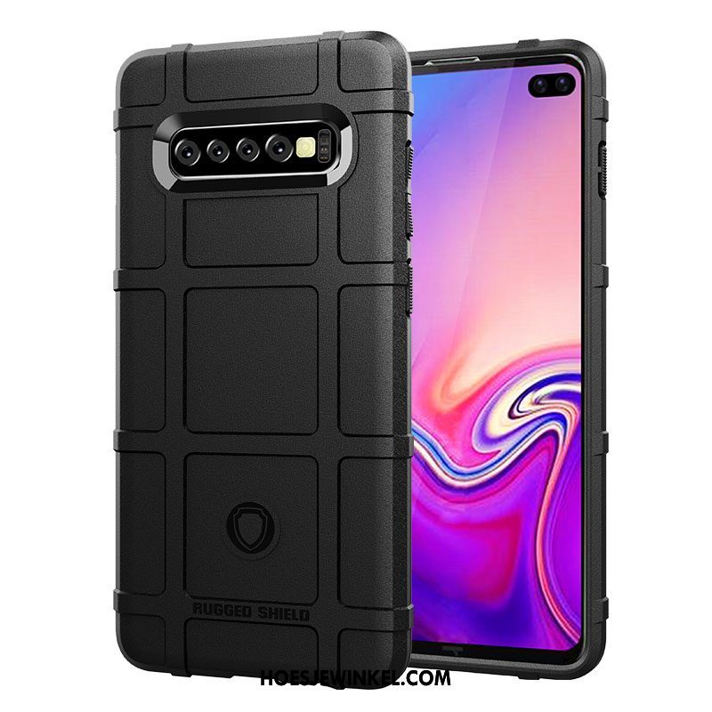 Samsung Galaxy S10+ Hoesje Siliconen Mobiele Telefoon Zacht, Samsung Galaxy S10+ Hoesje Scheppend Dikke