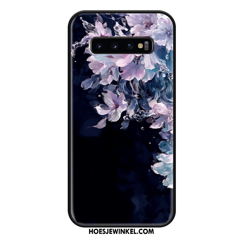 Samsung Galaxy S10 Hoesje Ster Mode Anti-fall, Samsung Galaxy S10 Hoesje Mobiele Telefoon Zwart