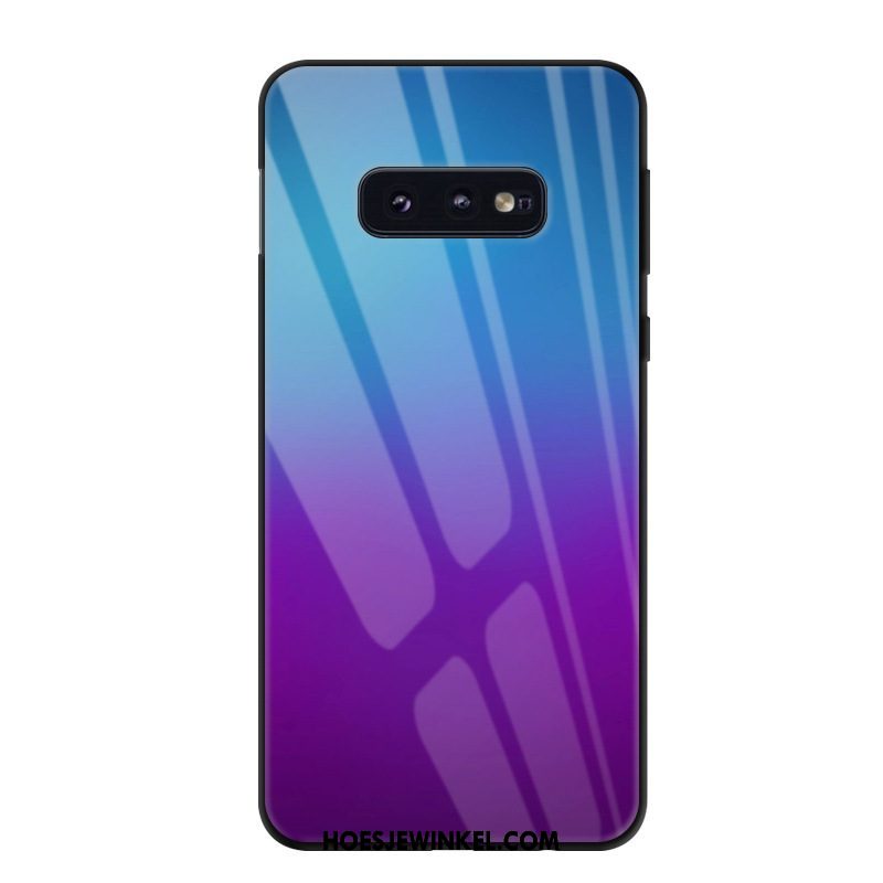 Samsung Galaxy S10e Hoesje Bescherming Purper Pas, Samsung Galaxy S10e Hoesje Effen Kleur Ster