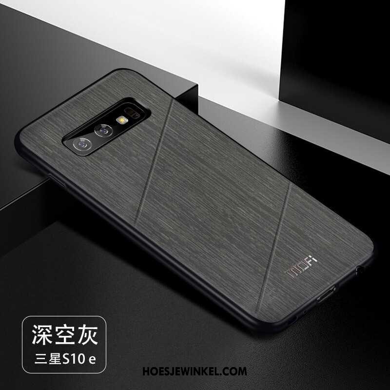 Samsung Galaxy S10e Hoesje Grijs Hoes Scheppend, Samsung Galaxy S10e Hoesje Ster Persoonlijk
